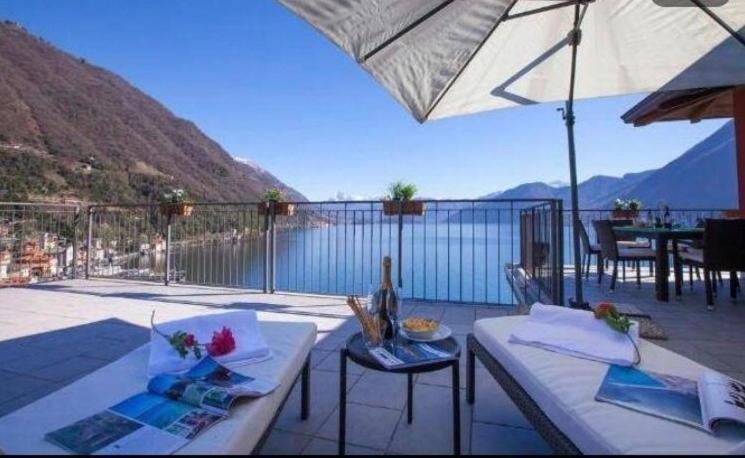 Luxury Attico With Big Terrace Apartment Argegno Exterior photo